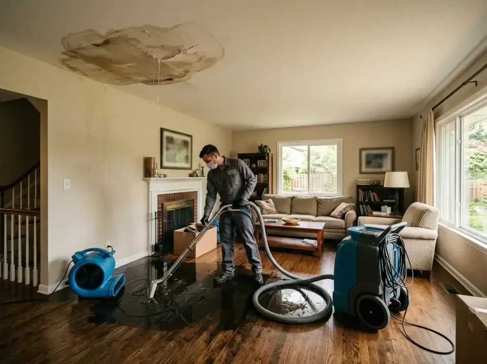 attic-pipe-burst-ceiling-drip-008 — frequently asked questions, Water Damage Restoration & Carpet Care in Kensington Park, FL